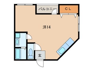 甲子園口チャンスビルの物件間取画像